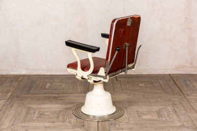 upholstered barber chair